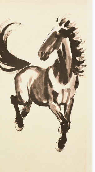 中国画马名家郑群才