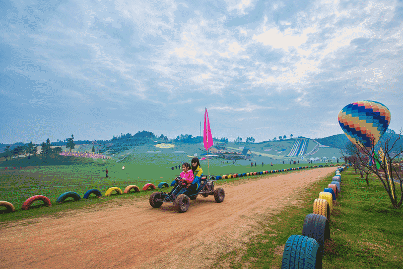 南充飞鸿滑草场试营业啦~就在今天,免费玩!具体位置就在
