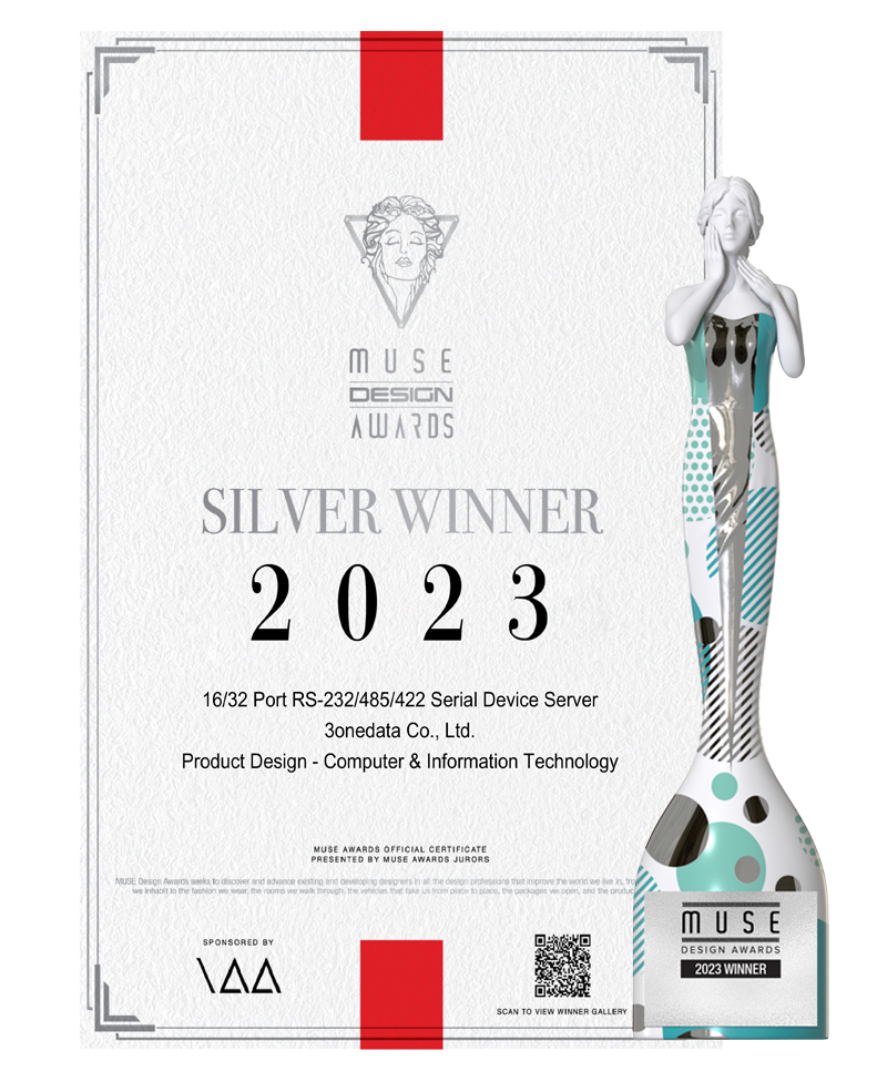 三旺通信斩获美国缪斯设计奖