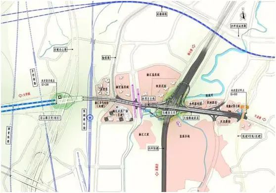 重庆科学城隧道规划图图片