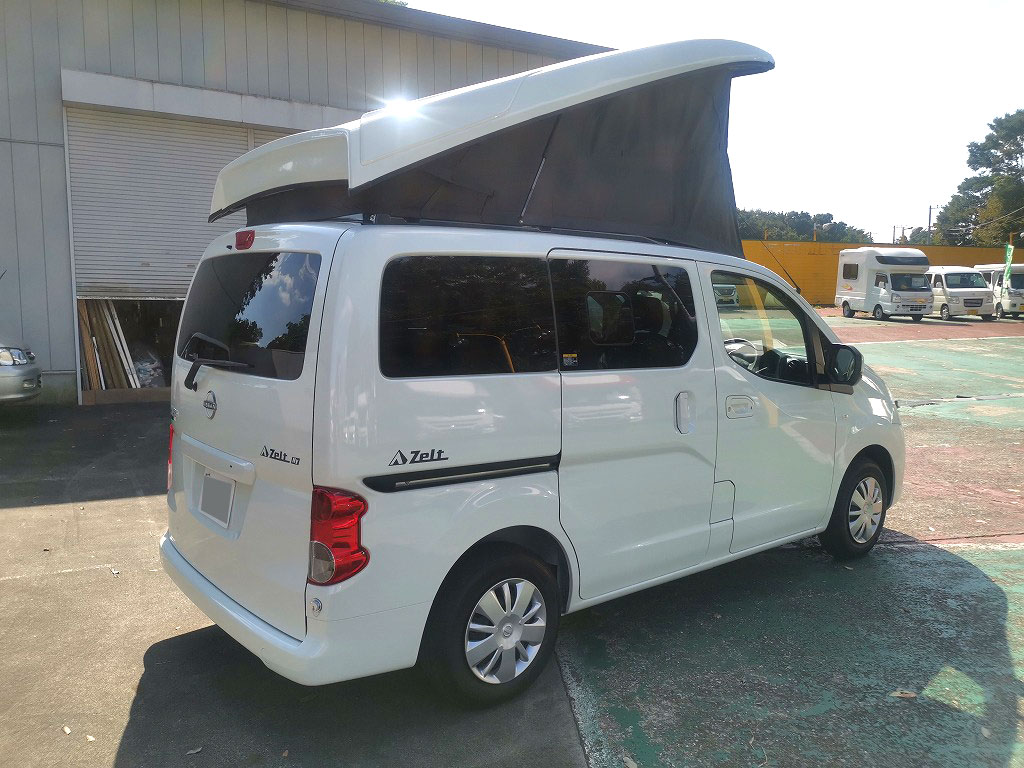 日产nv200升顶房车,内部两张大床睡4人,低于2米方便地库停车