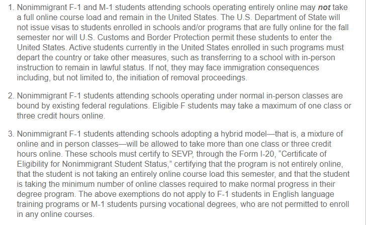 美国“一刀切”，中国留学生或将被大面积遣返