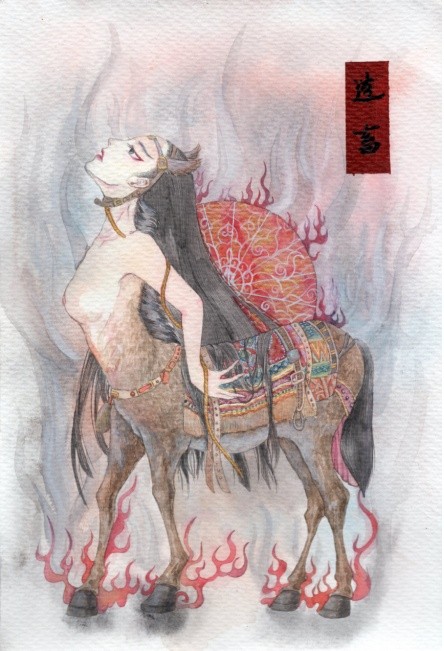 神鬼狐妖!这个95后画的聊斋女鬼图,你敢看吗?