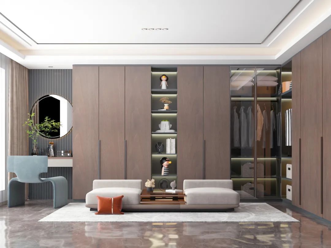 「史丹利家居作品·鉴赏」轻奢衣帽间设计,满足你的所有幻想!