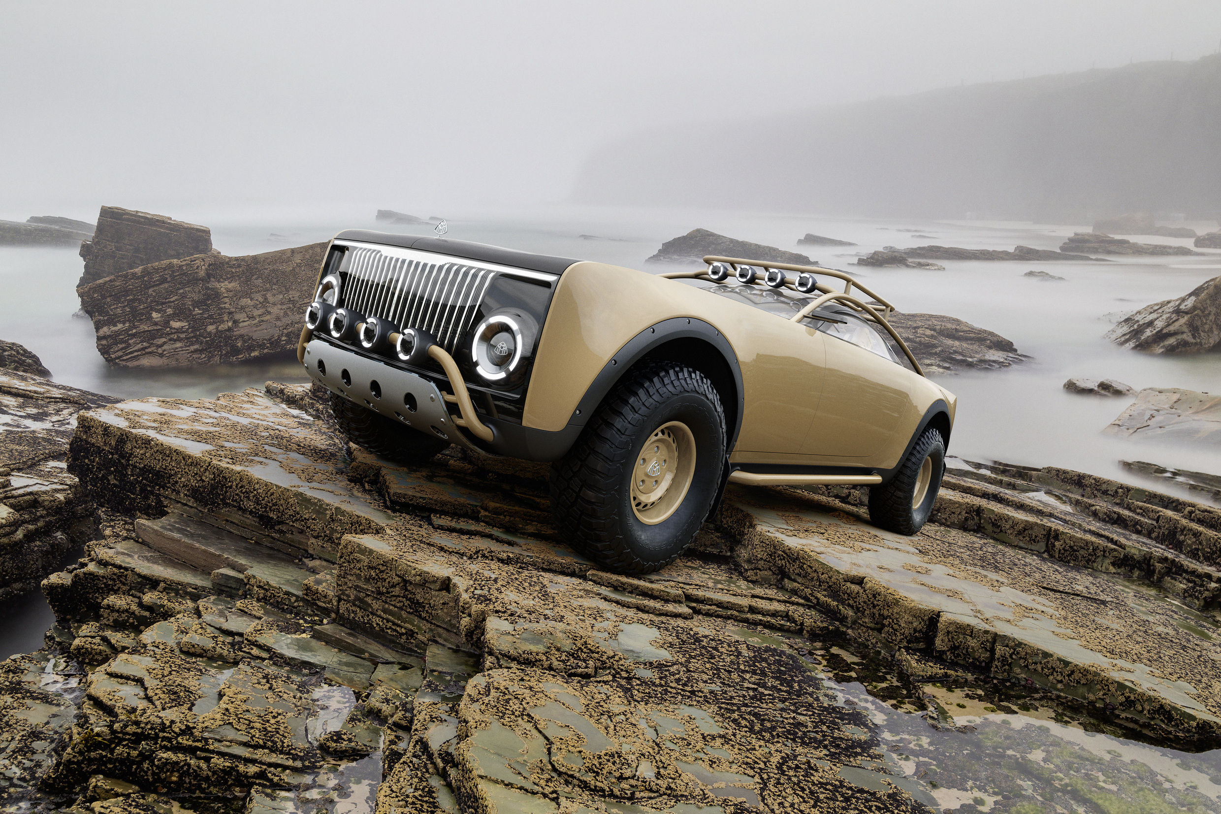 前lv艺术总监联名,迈巴赫纯电概念车project maybach迎国内首秀