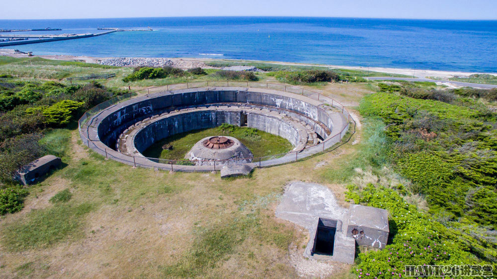 参观丹麦汉斯勒姆要塞:二战期间德军建造 配备380mm战列舰巨炮