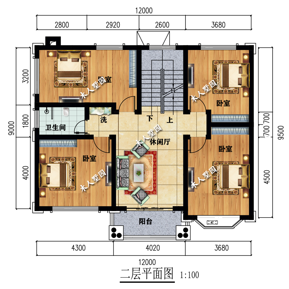 121平农村建房案例,9间卧室更实用,预计两个30万才能建一栋