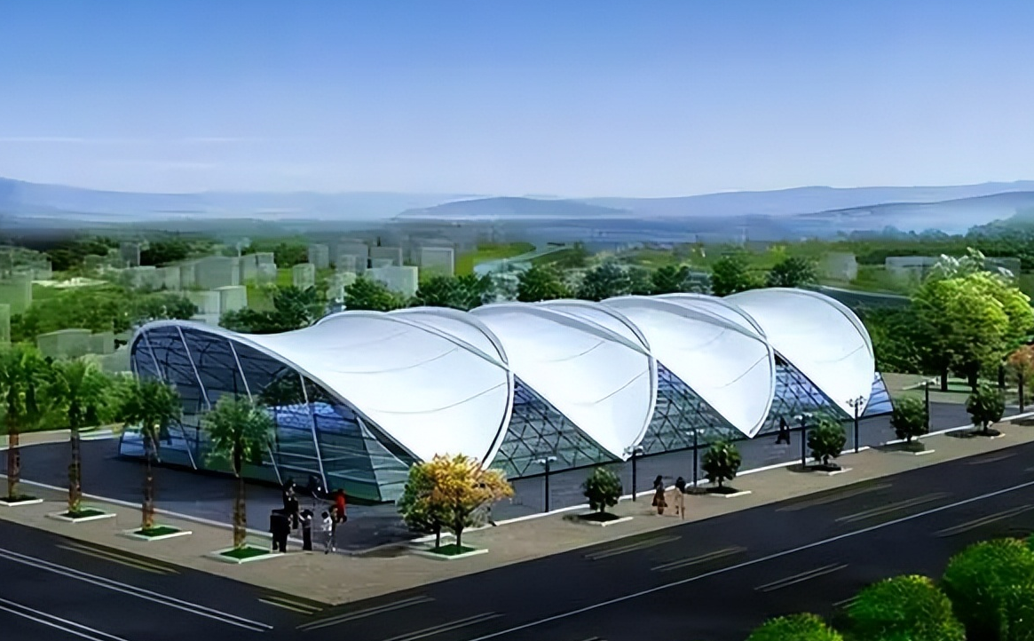 车棚,岗亭,看台都可以订制,青海晟携膜结构即可满足要求