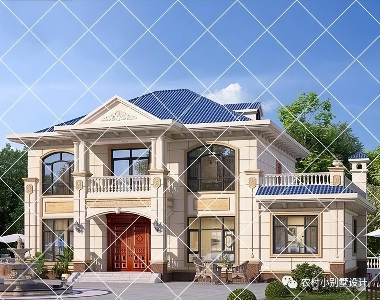 40款带老虎窗的二层农村别墅,专为农村二层农村别墅设计图