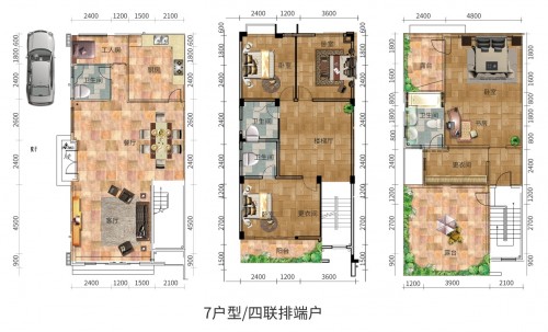 7户型/四联排端户