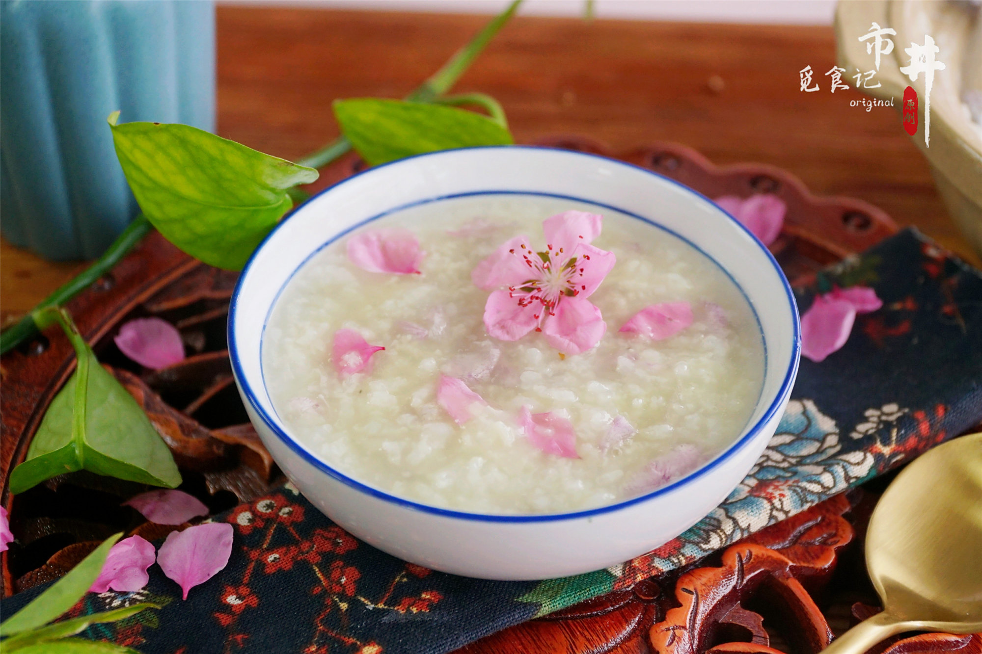 明日清明,别忘了喝"桃花粥",清香甘甜味道好,老传统有讲究