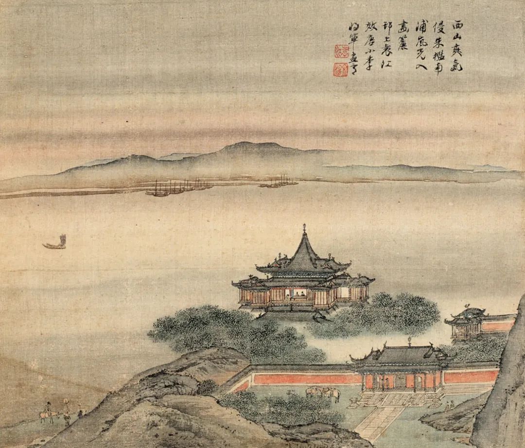 清朝"界画"第一人——《山水楼阁图》袁江