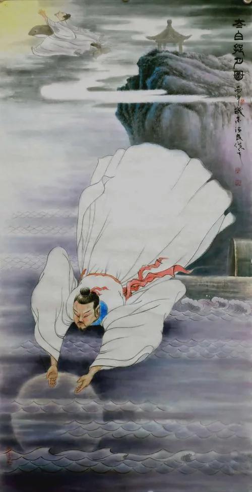 李白病逝,临走前,陪伴在他身边的除了李阳冰之外, 还有儿子伯禽一家