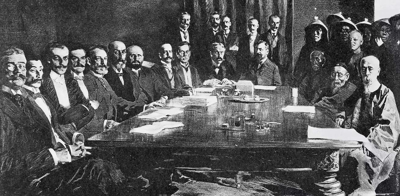 辛丑条约的原文铁证,李鸿章并未替奕劻签字,也不是背锅侠裱糊匠