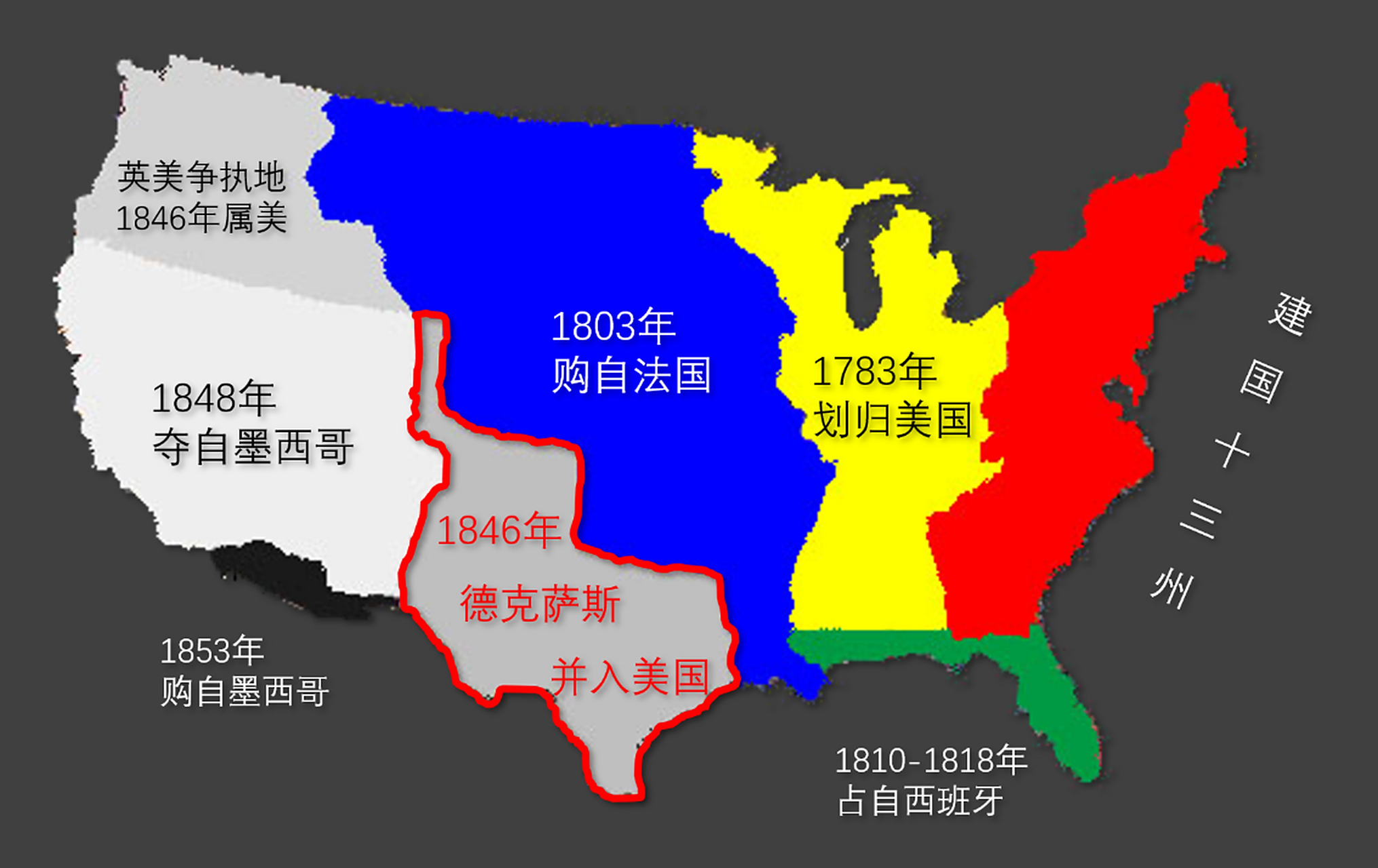 最终,在多方努力下,1821年墨西哥宣布独立.