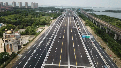 春申湖快速路,终于正式全线通车了!
