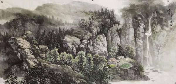 画家范广新:颇具升值潜力艺术家,当代诗画山水开拓者