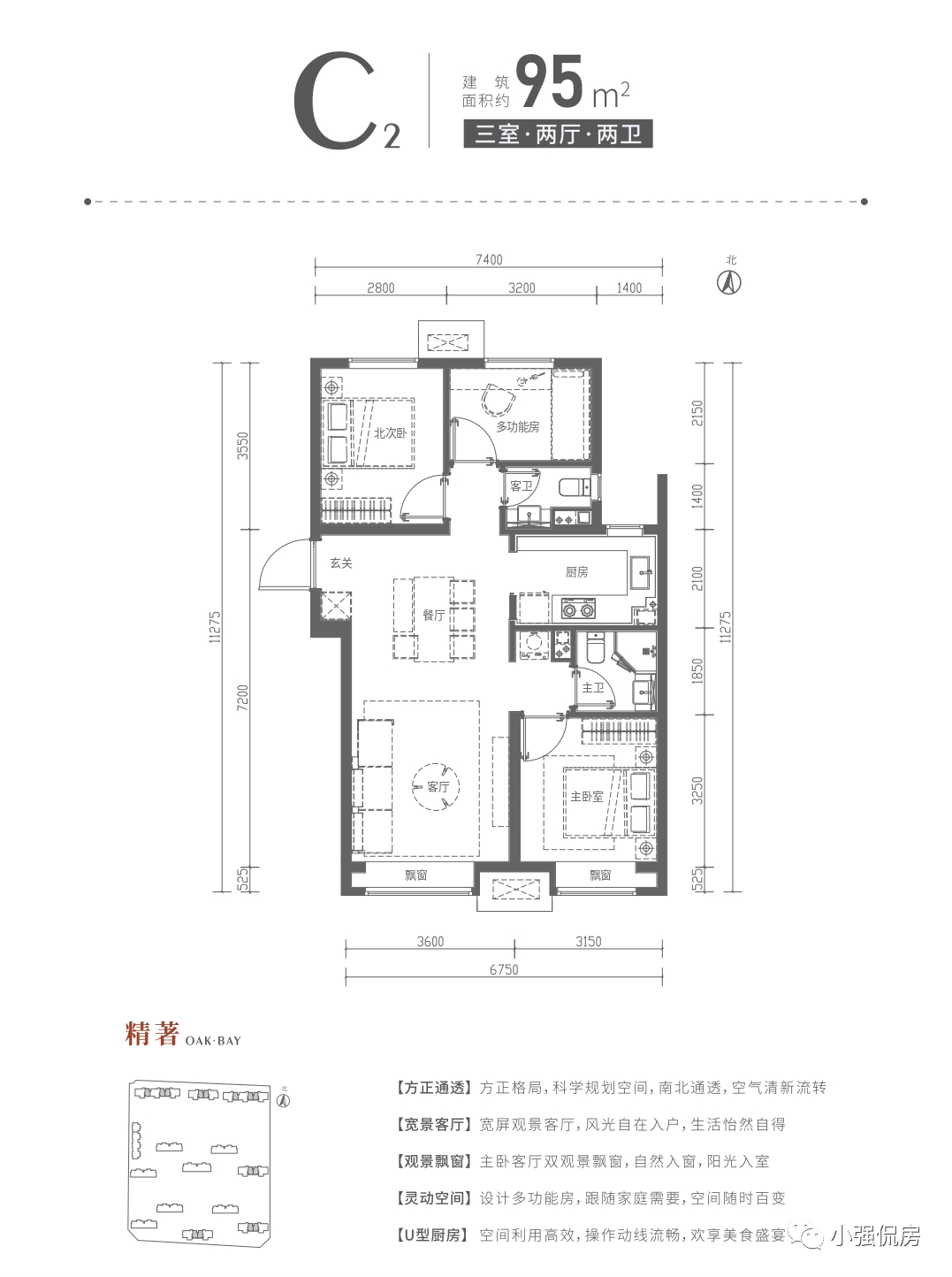 北京亦庄橡树湾户型图片