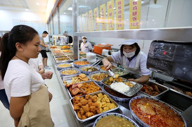 深圳大学食堂图片