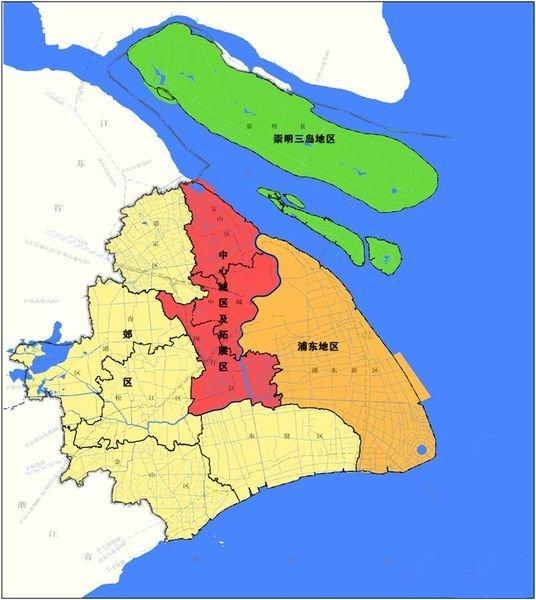 上海建成区为何从东西长变成南北长?与黄浦江,闵行宝山结果相关