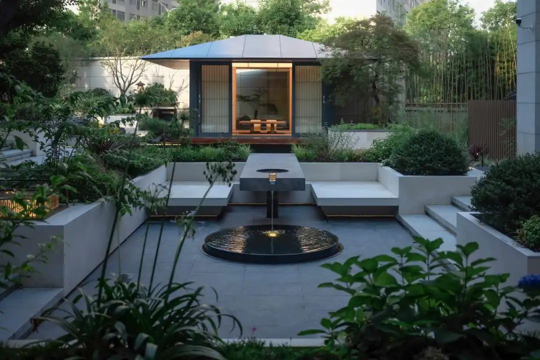 精选40个庭院水景案例,谁能拒绝这么美的水景呢?