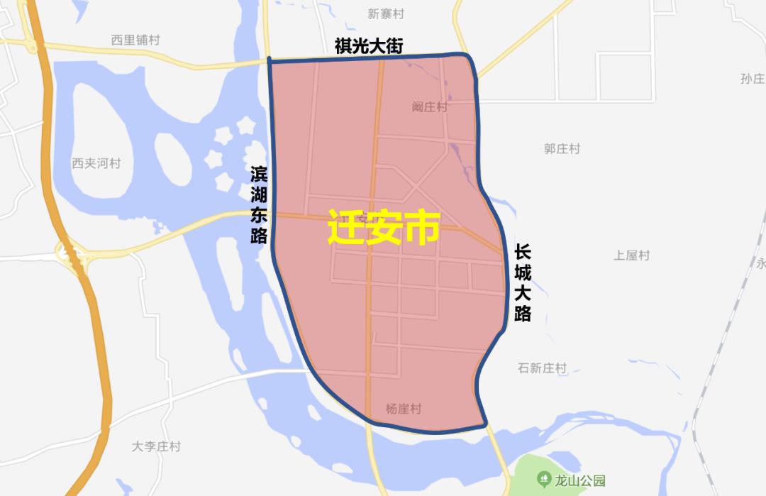 唐山限行区域地图图片