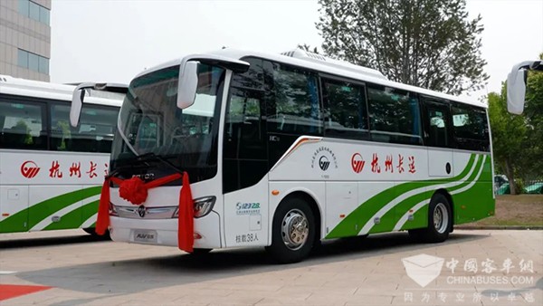 携手同行 这家商用车企业的城间客车为何再次批量交付杭州长运