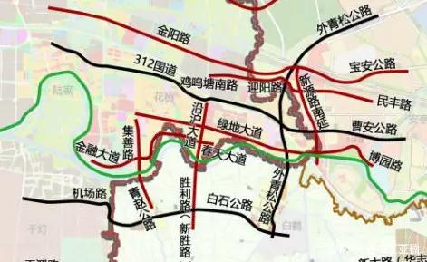 昆山312国道全程线路图图片