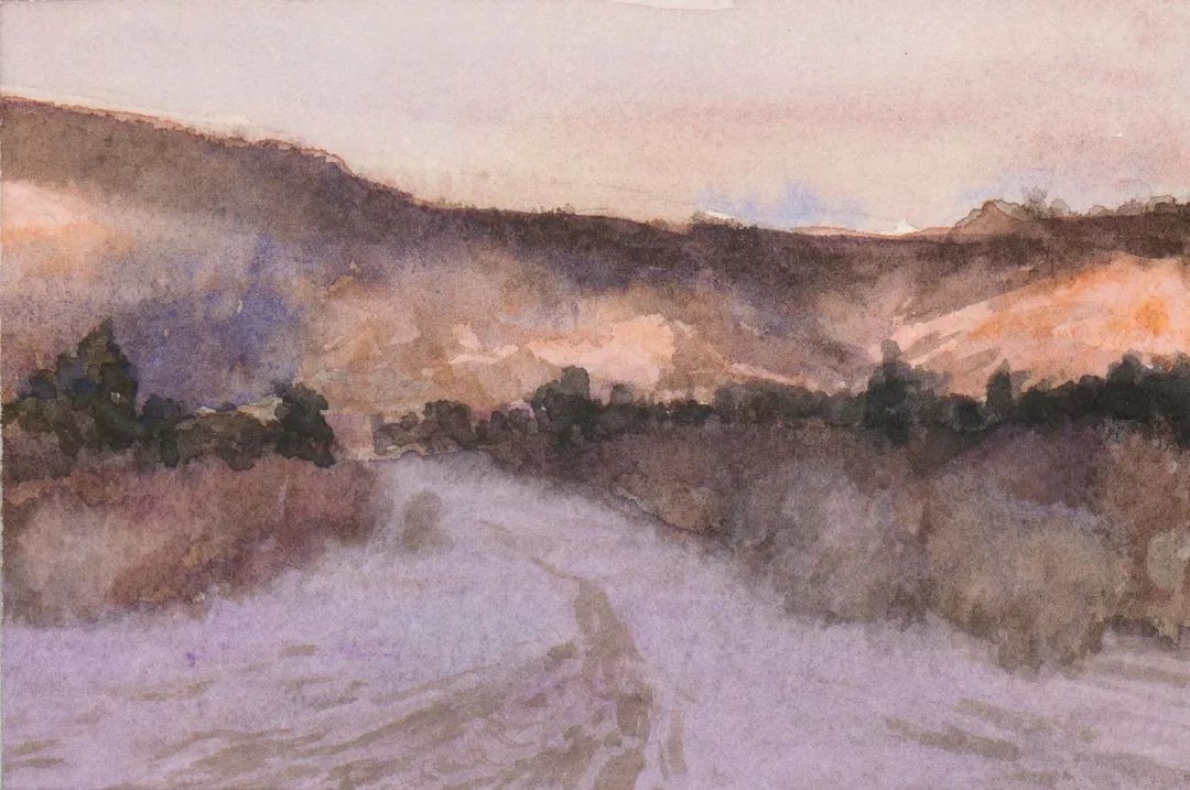 "苍茫云山咫尺间——陈坚小幅水彩画作品展"亮相中国美术馆