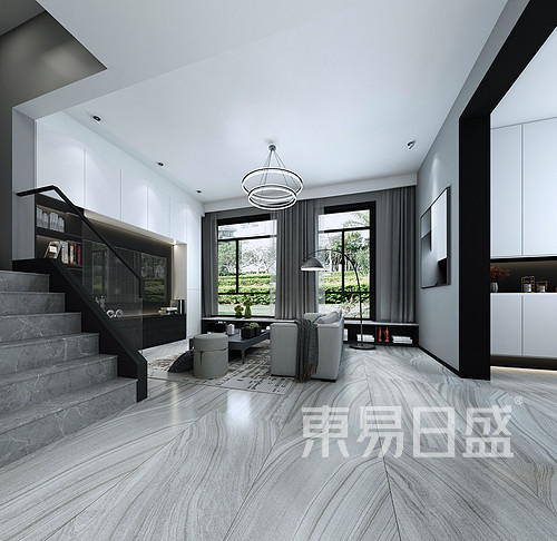 绿地海域香颂-现代风格-150平米