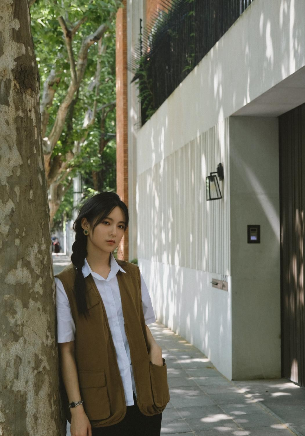 《乔家的儿女》捧红了"孙小茉",私下穿搭成模板,造型简约时髦