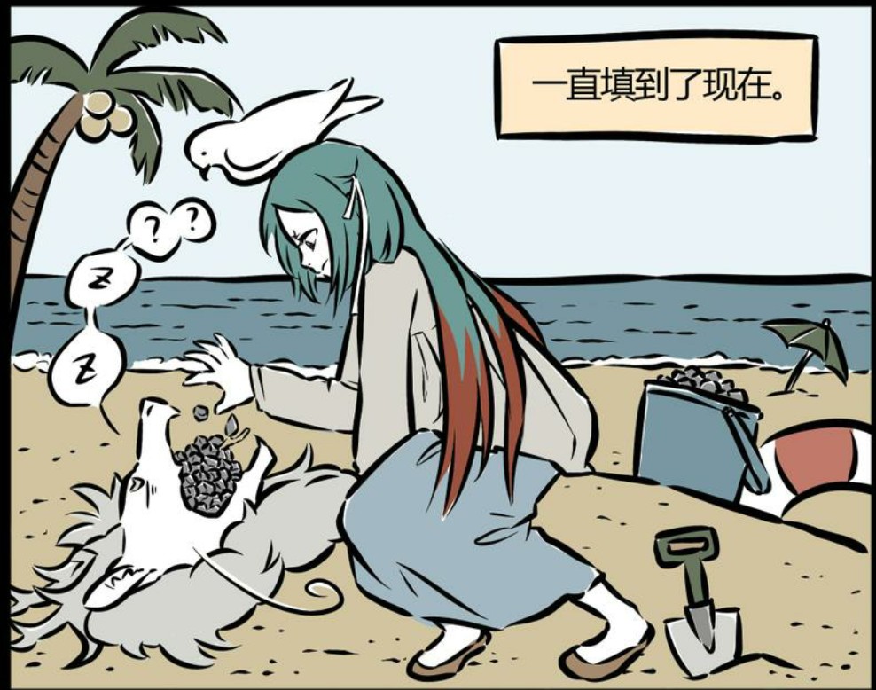 非人哉:精卫买不起石子?竟打起了工地的主意,"石子收割机"