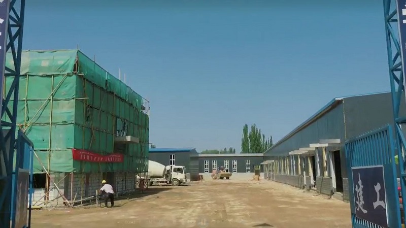 兰博农场新疆工厂建设大提速,厂区整体雏形显现
