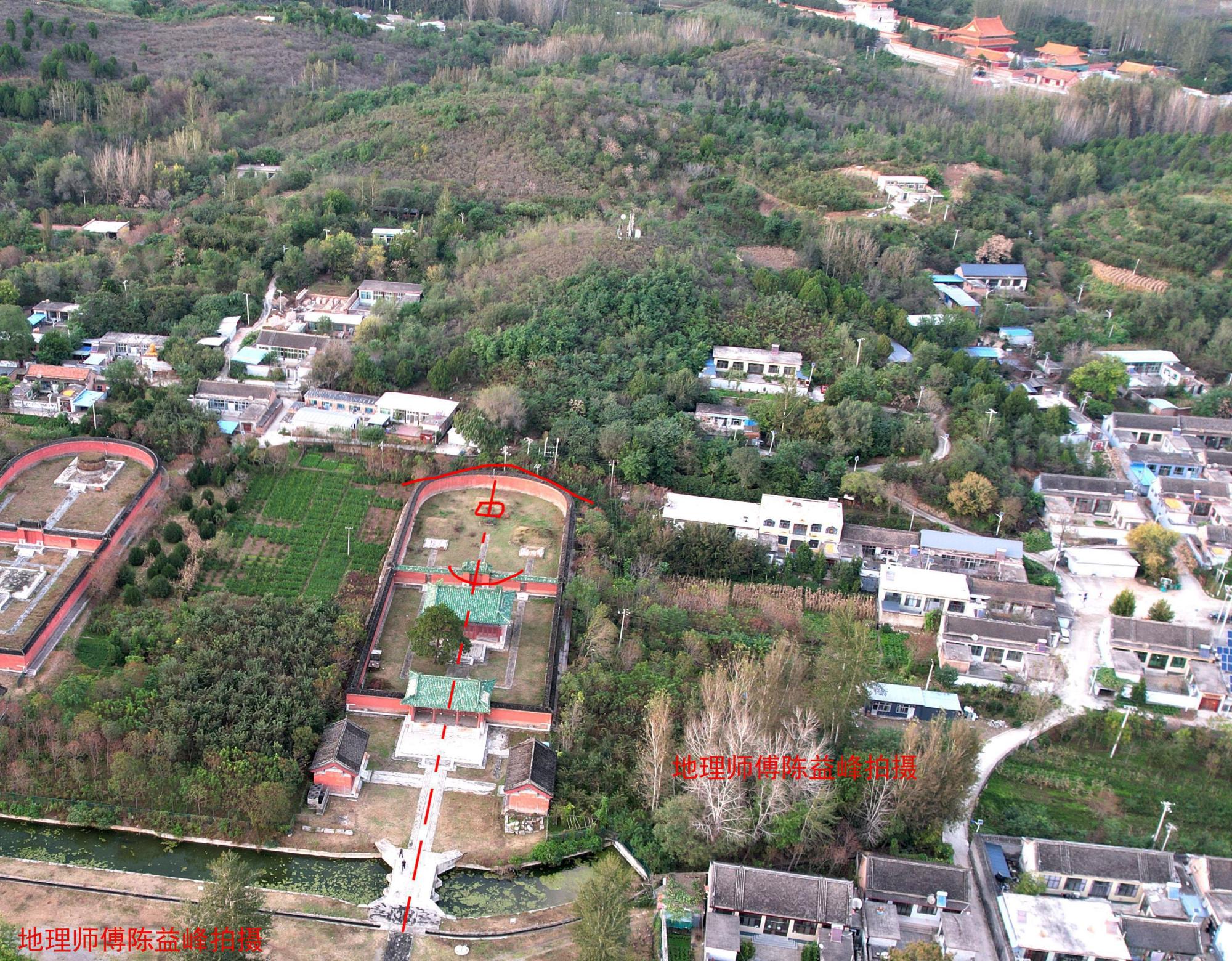 两山对定似葫喉,真龙在里头,清西陵之端亲王园寝