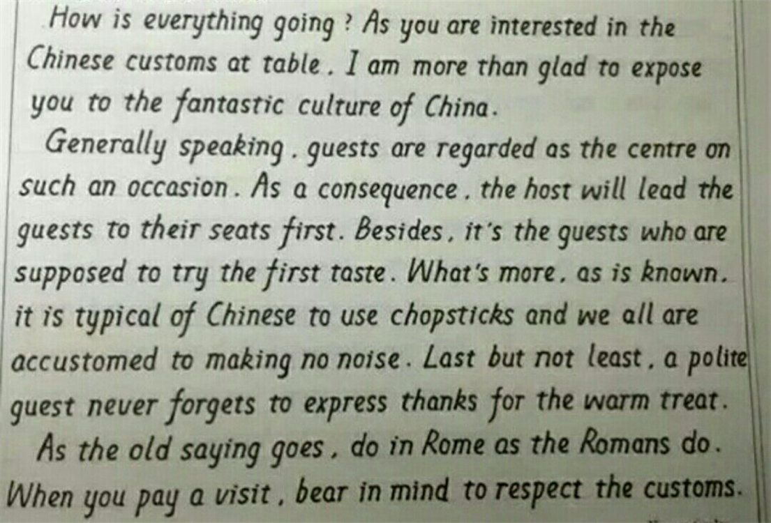 阅卷老师最欣赏的英文"衡水字体",你家孩子会写吗?考试很加分