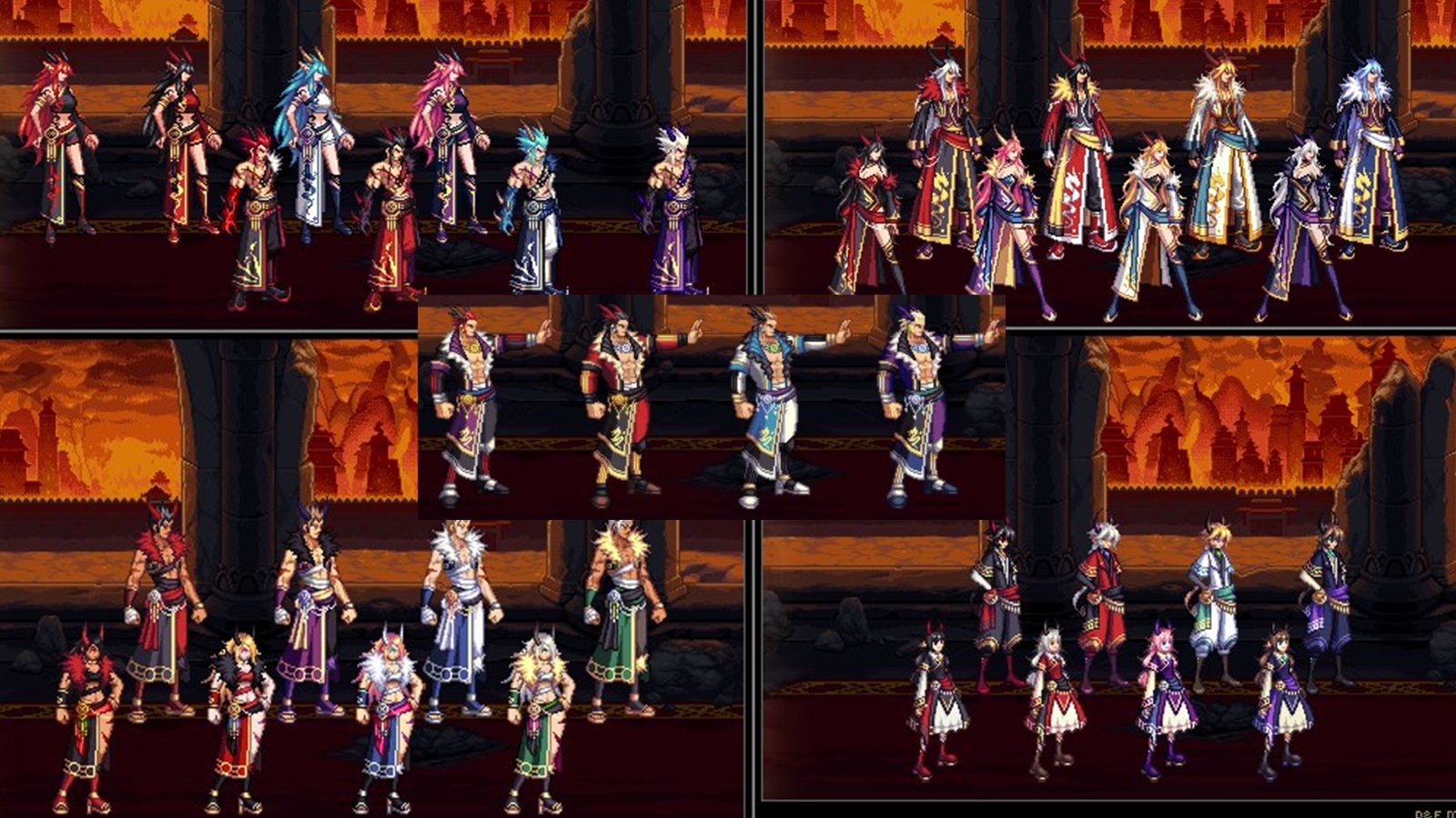 「dnf」历年国庆金秋礼包时装外观回顾