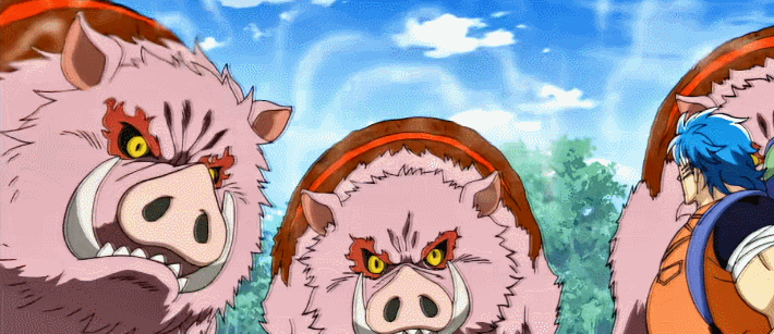 《美食的俘虏》里的烤全猪 1点5吨重的油滋滋大肉排 肉食者最爱