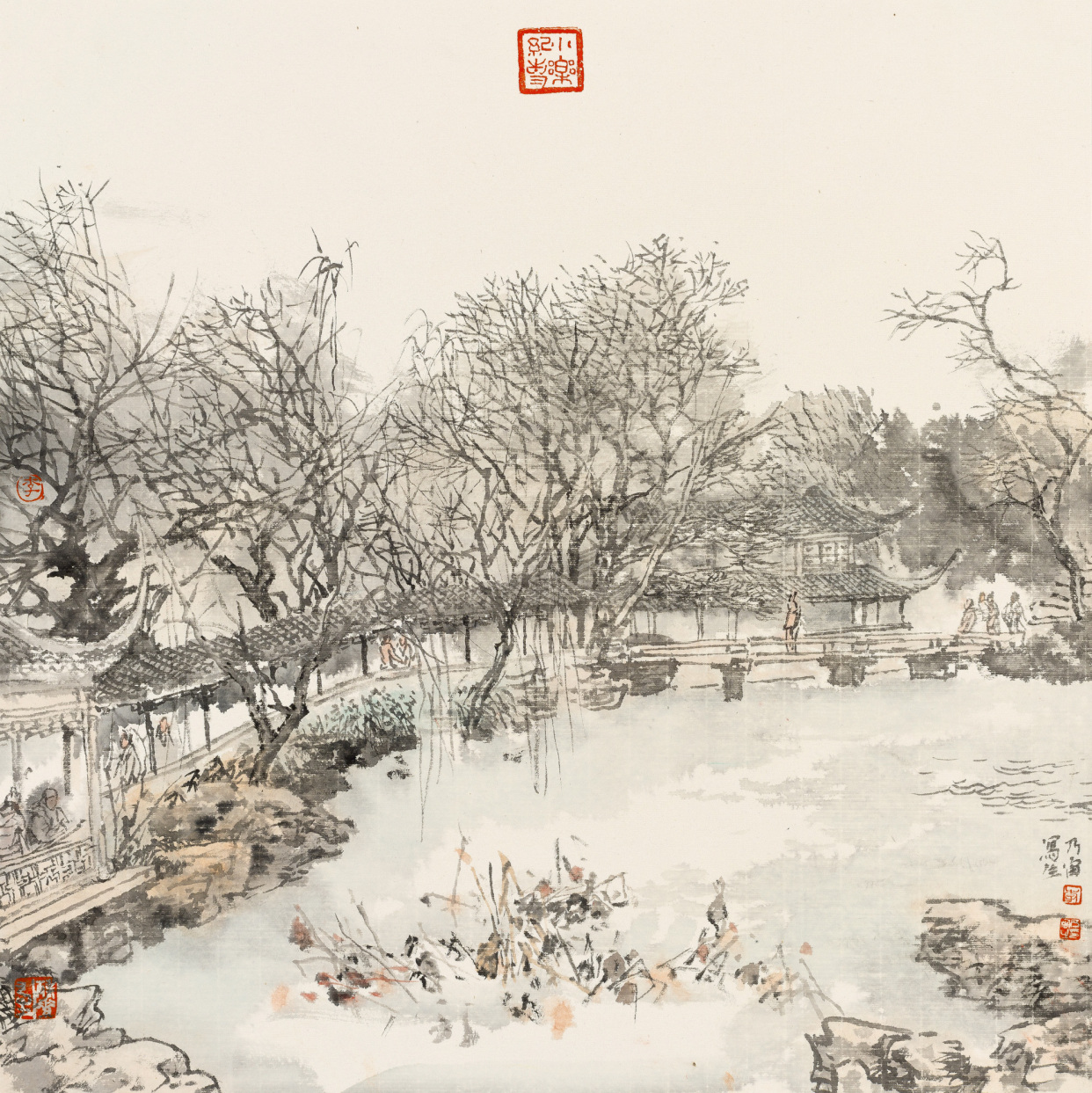 李乃宙·姑苏溢彩——中国画名家苏州园林写生系列