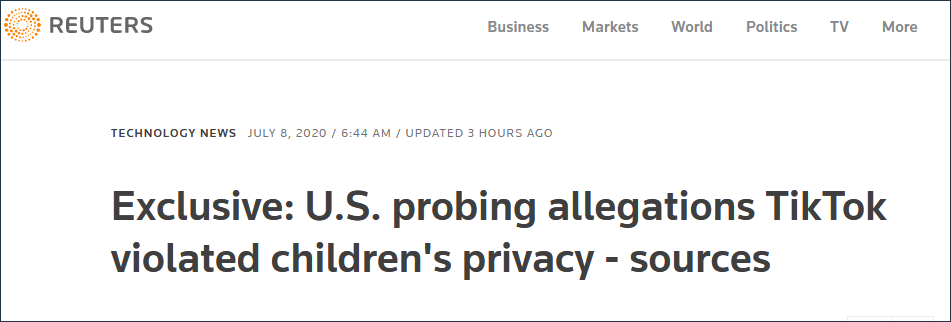热点|蓬佩奥污蔑中国“盗取私人信息”后，果然，美国找理由调查TikTok了