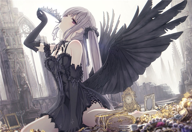 p站美图推荐——小黑裙特辑