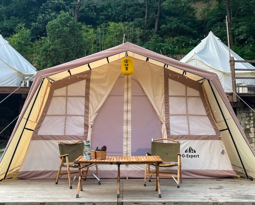 望仙谷帐篷露营:太有诗意,仰望夜空,遥想人生的感觉