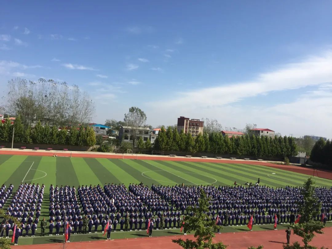 上蔡中学初中部2021级新生军训侧记