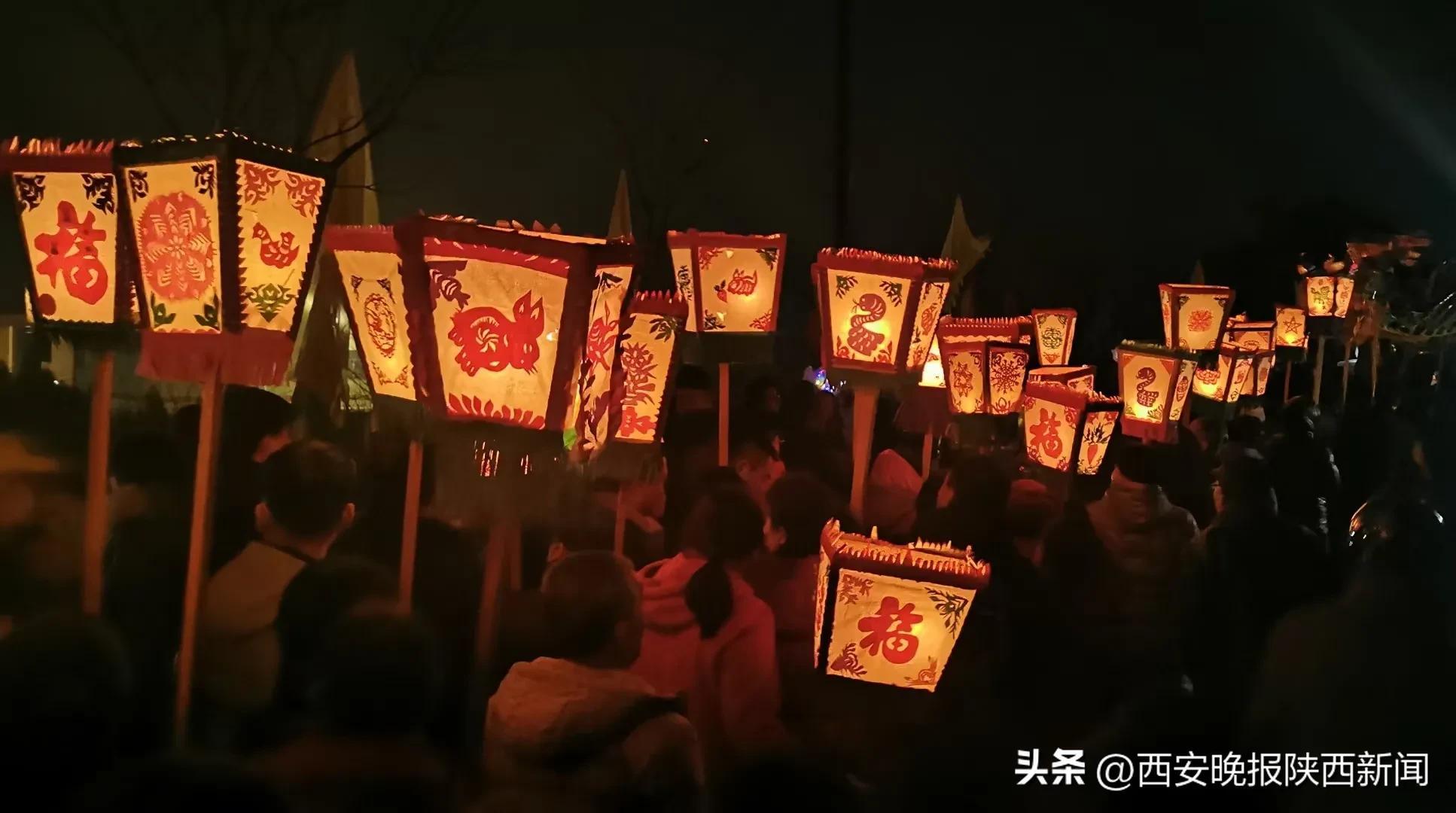 凤翔排灯会 拉长年味的非物质文化遗产