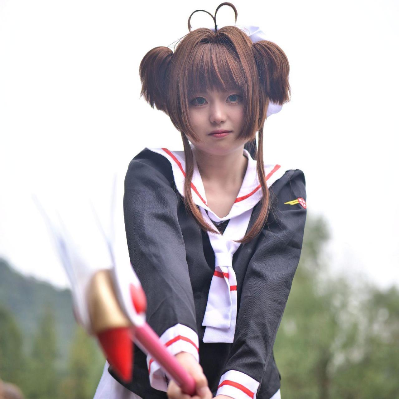 初代萌王cos 魔卡少女樱