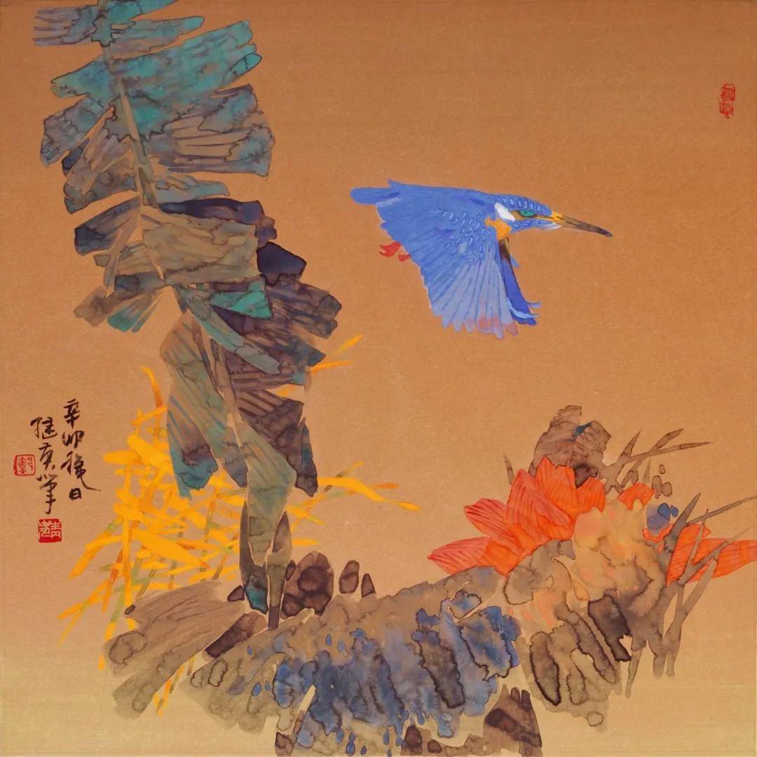 「津门网」郭继英:重彩画的随类赋彩