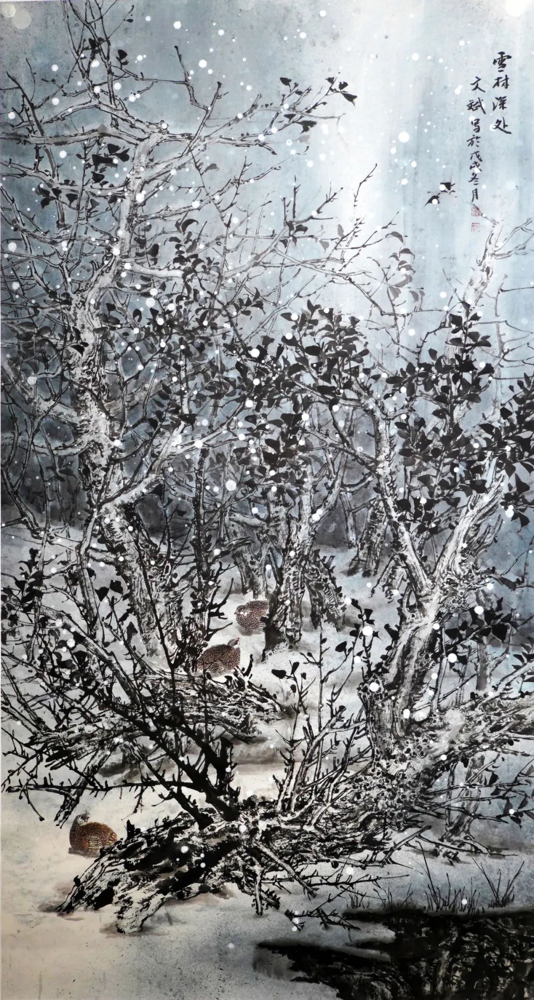 中国美术家协会会员,黄文斌国画山水画作品欣赏
