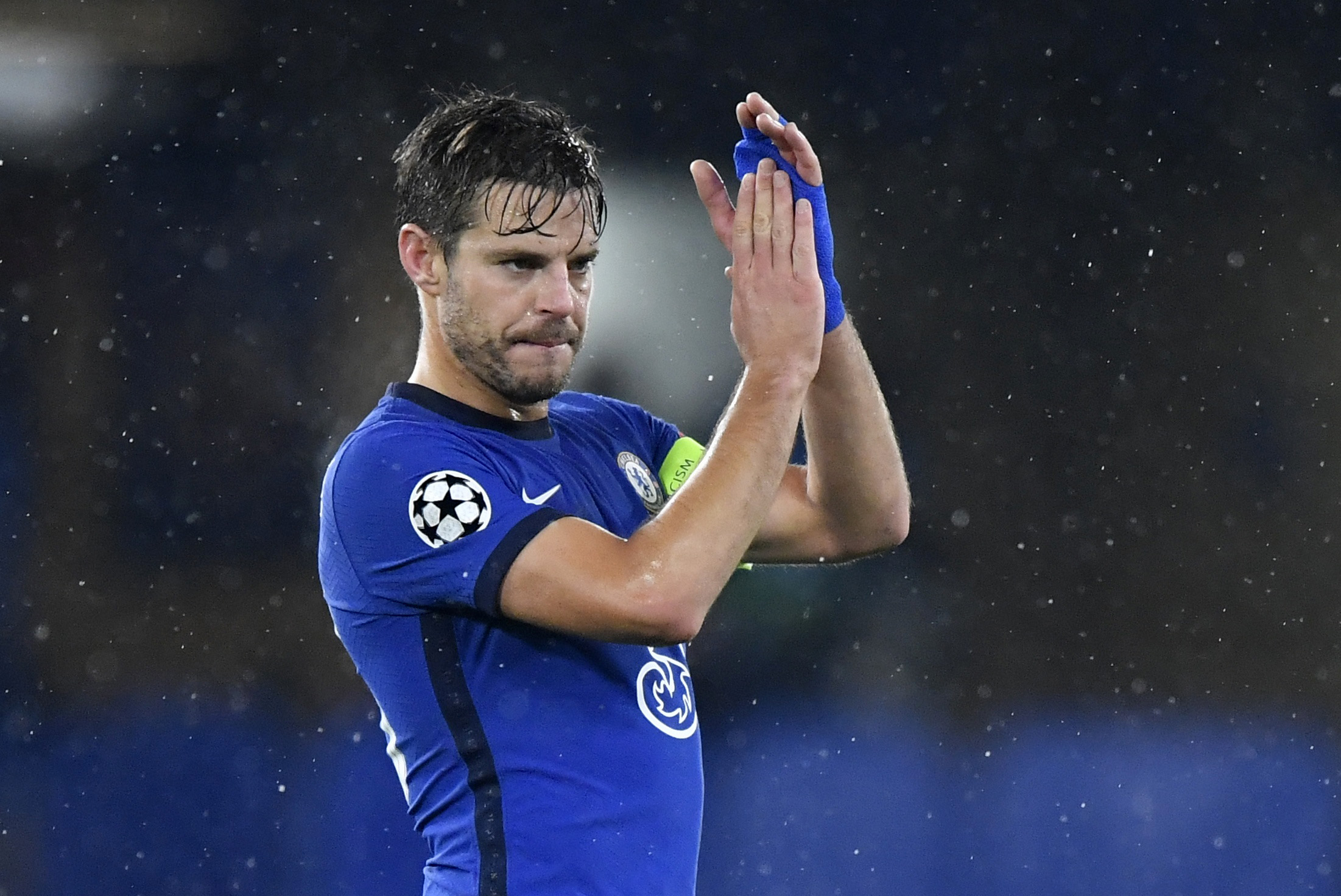 足球——欧冠:切尔西战平克拉斯诺达尔