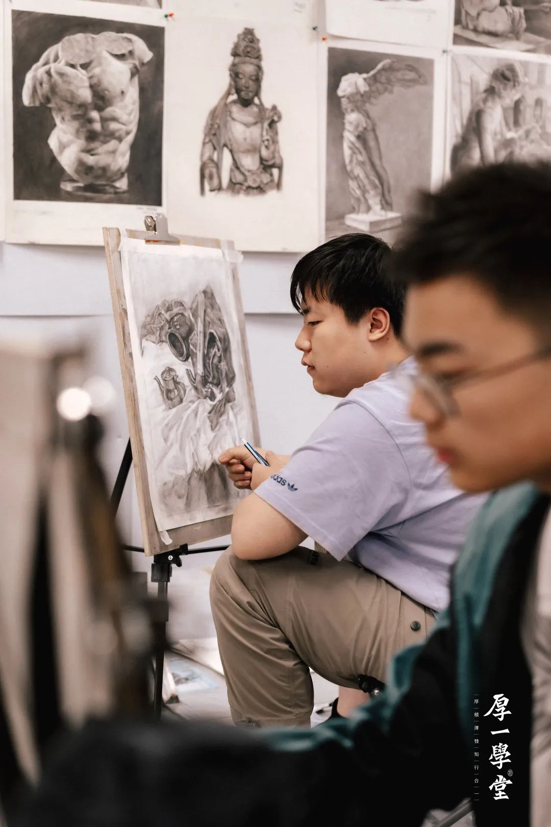 厚一学堂美术集训班7月素描科目教学小结与作业展示