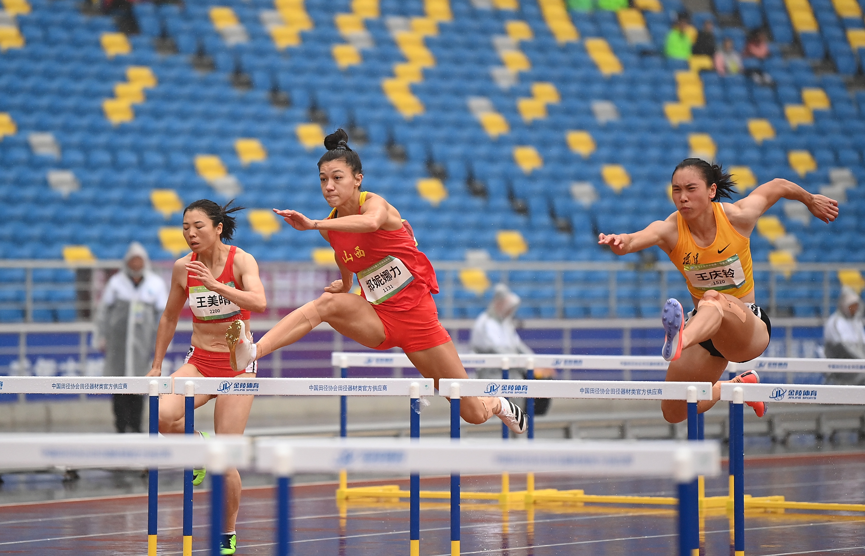 田径——女子七项全能:100米栏赛况