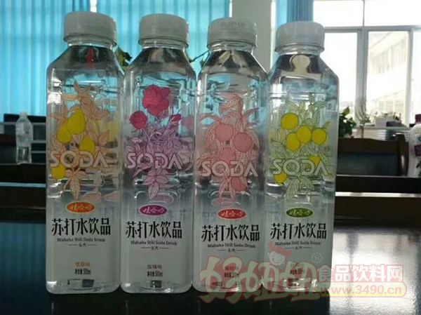 娃哈哈再推出4款果味苏打水!
